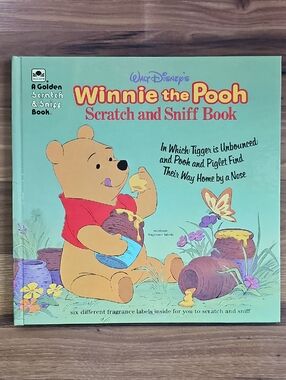 Vintage Walt Disney Winnie the Pooh Scratch and Sniff Book